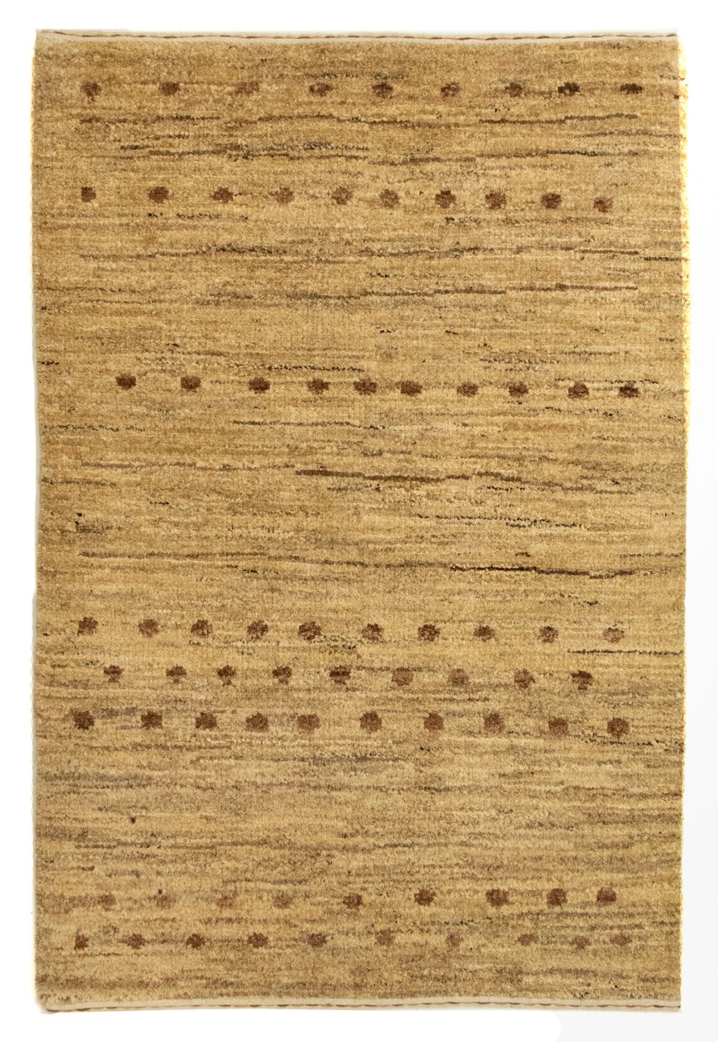 Gabbeh-tæppe - Indus - 95 x 62 cm - beige