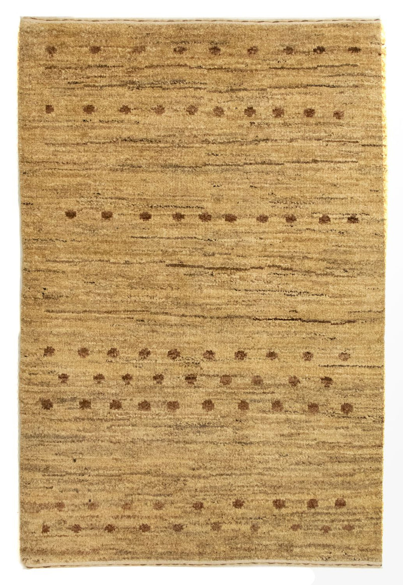 Gabbeh-tæppe - Indus - 95 x 62 cm - beige