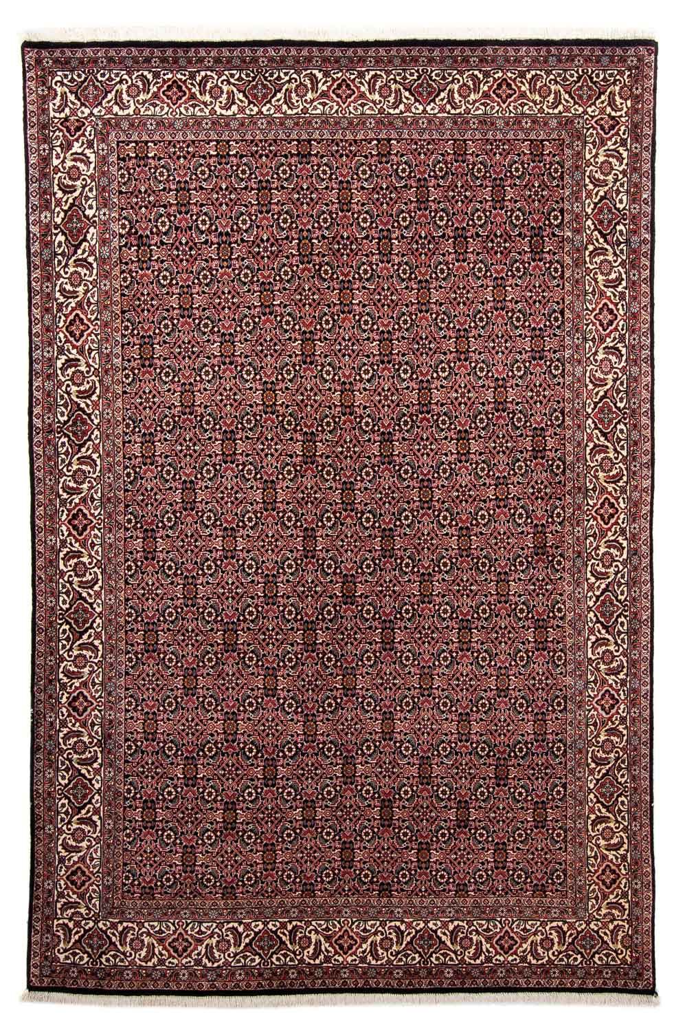 Persisk tæppe - Bijar - 247 x 168 cm - mørkeblå