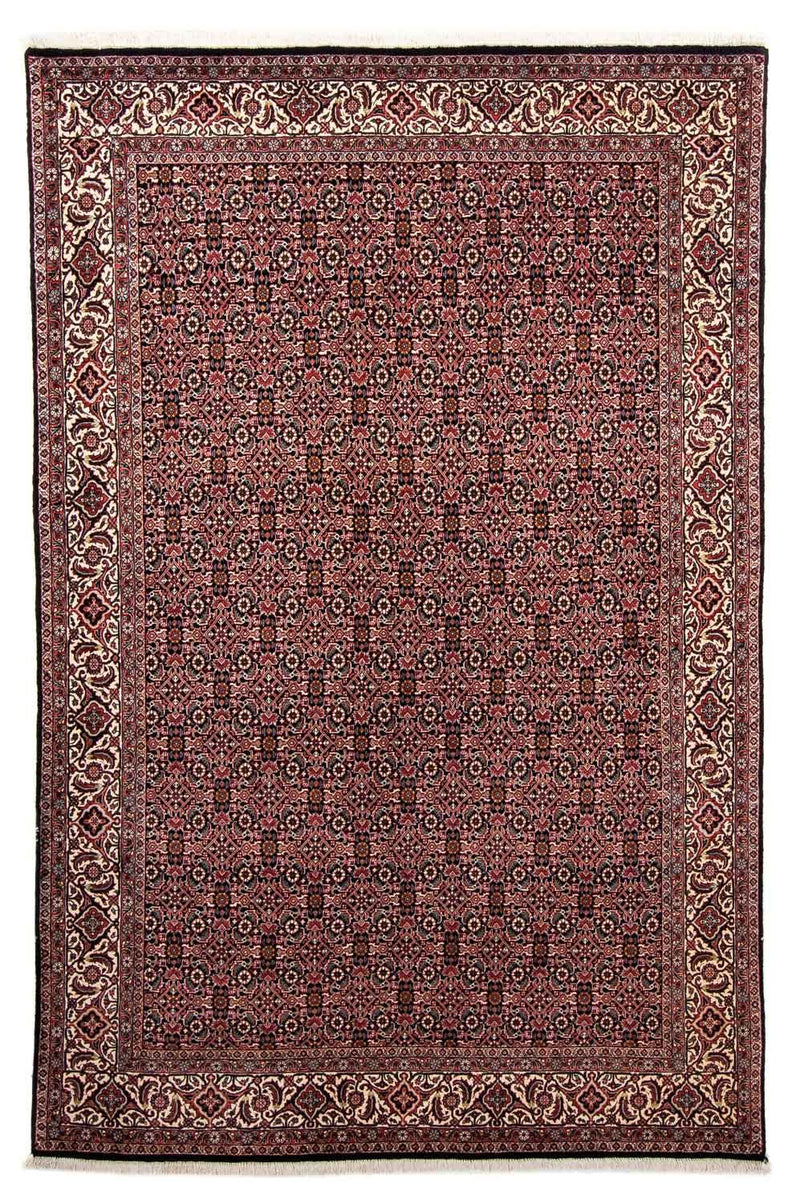 Persisk tæppe - Bijar - 247 x 168 cm - mørkeblå