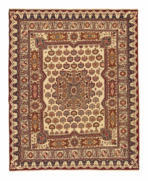 Kelim-tæppe - orientalsk - 185 x 148 cm - flerfarvet