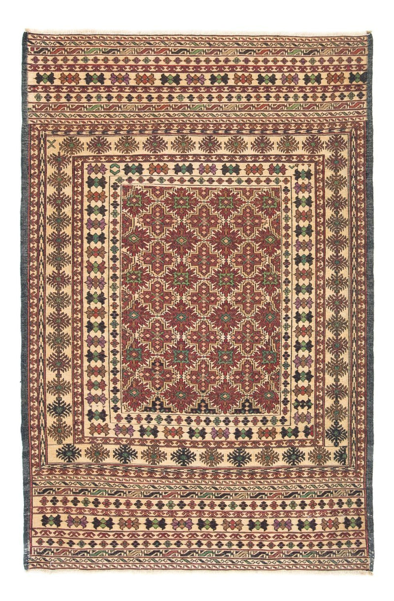 Kelim-tæppe - orientalsk - 138 x 92 cm - flerfarvet