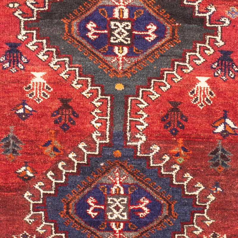 Persisk tæppe - Nomadisk - 167 x 116 cm - mørkerød