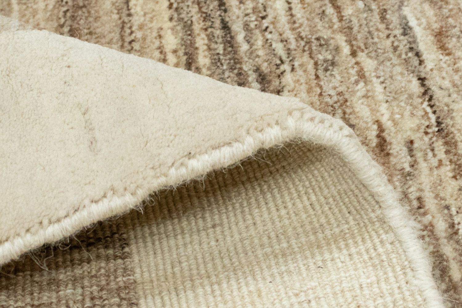 Gabbeh-tæppe - Indus - 185 x 120 cm - beige