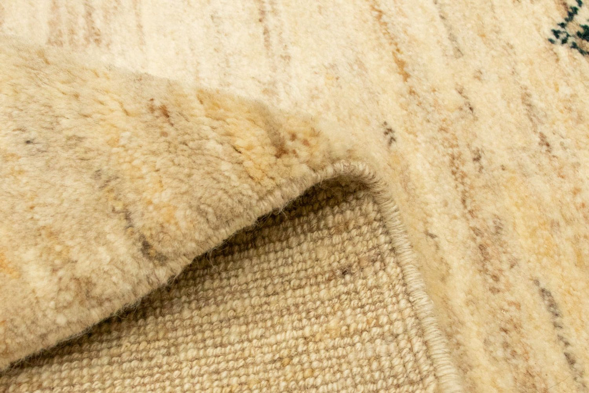 Gabbeh-tæppe - Persisk - 128 x 80 cm - lys brun