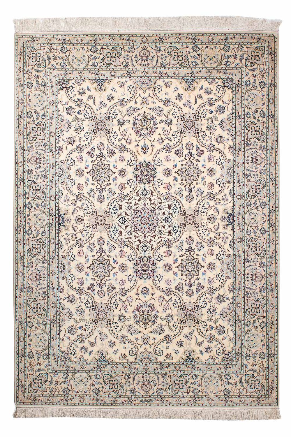 Persisk tæppe - Nain - Premium - 218 x 154 cm - beige