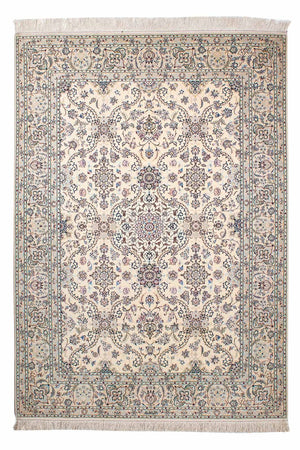 Persisk tæppe - Nain - Premium - 218 x 154 cm - beige