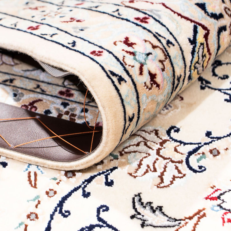 Persisk tæppe - Nain - Premium - 218 x 154 cm - beige