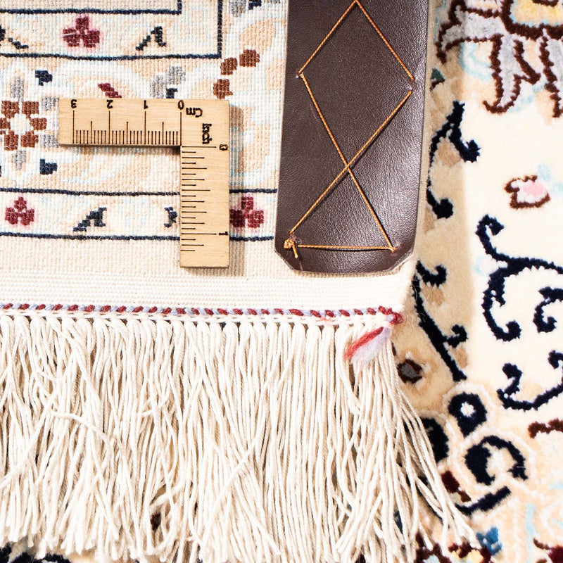 Persisk tæppe - Nain - Premium - 218 x 154 cm - beige