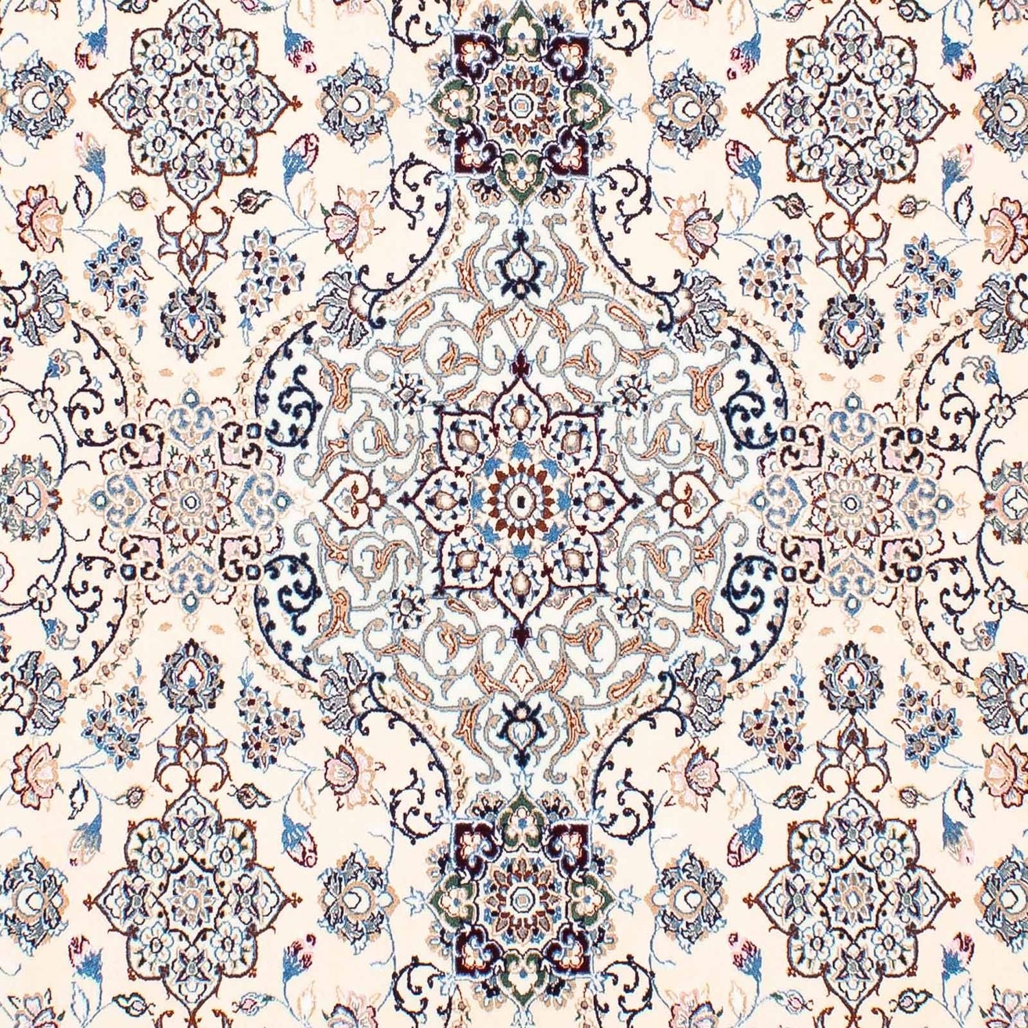 Persisk tæppe - Nain - Premium - 227 x 150 cm - beige