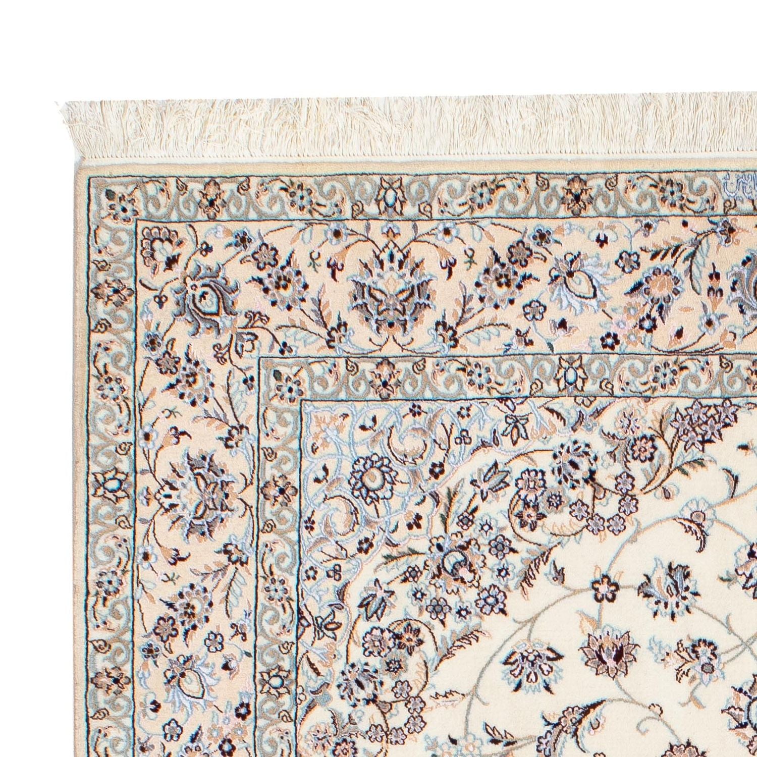Persisk tæppe - Nain - Premium - 231 x 151 cm - beige