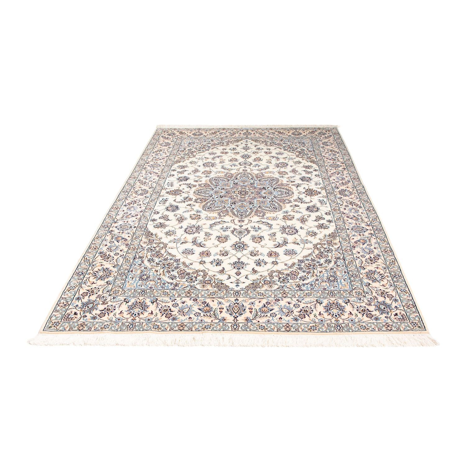 Persisk tæppe - Nain - Premium - 227 x 152 cm - beige