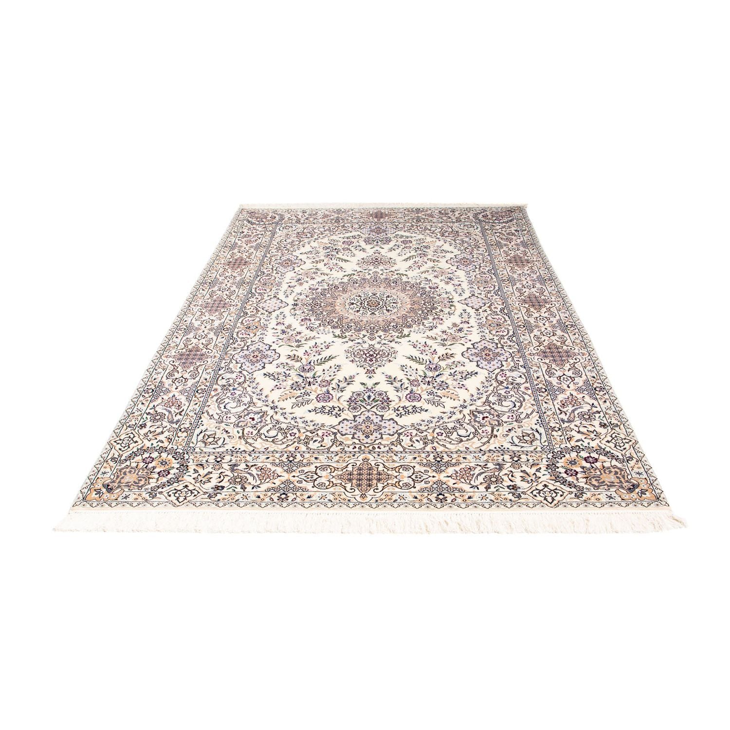 Persisk tæppe - Nain - Premium - 226 x 153 cm - beige