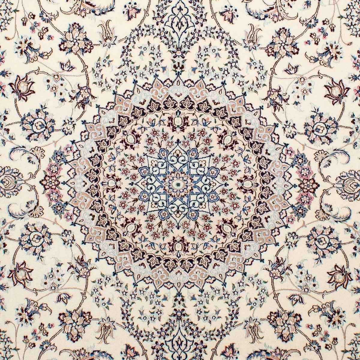 Persisk tæppe - Nain - Premium - 210 x 163 cm - beige