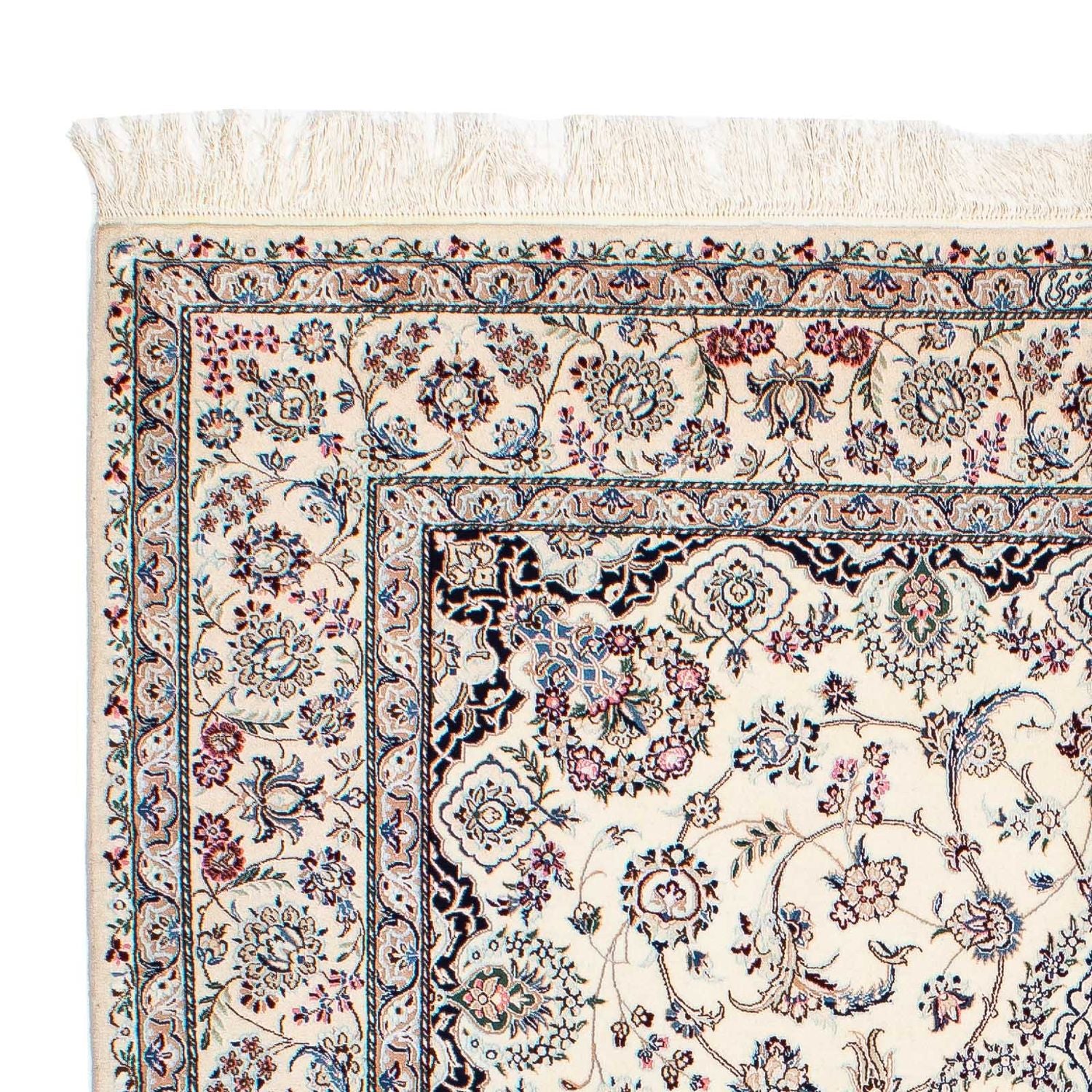 Persisk tæppe - Nain - Premium - 210 x 163 cm - beige