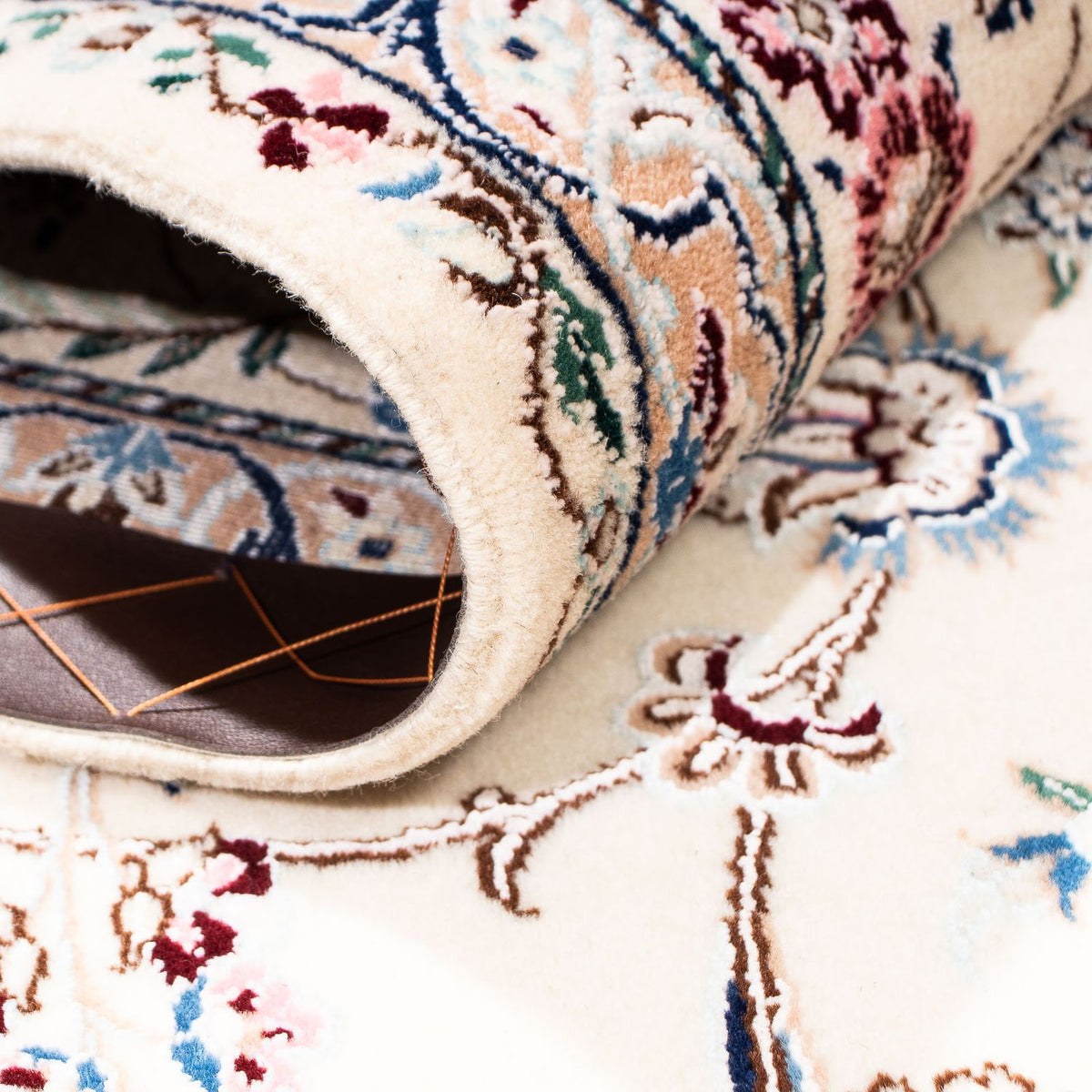 Persisk tæppe - Nain - Premium - 210 x 163 cm - beige