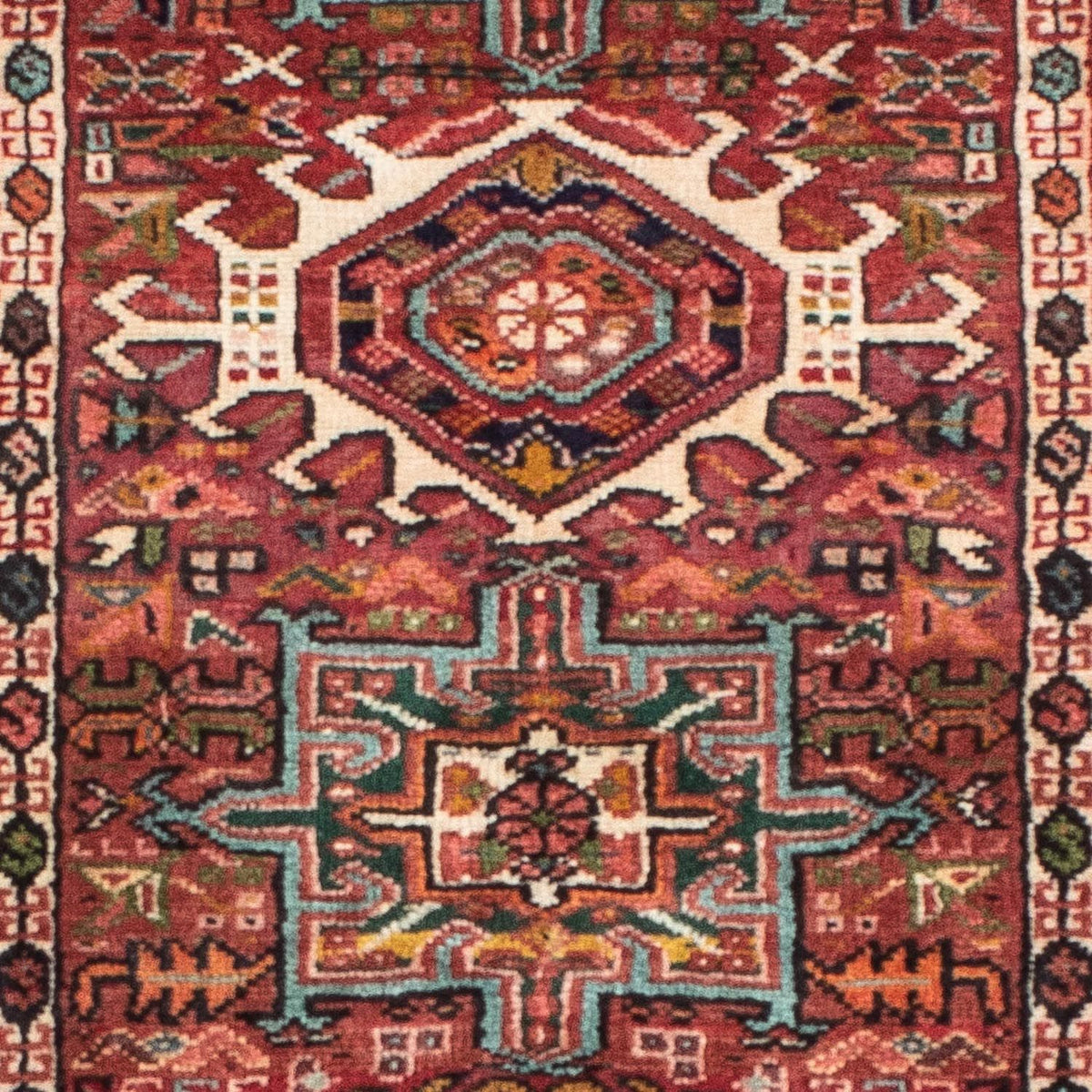 Løber Persisk tæppe - Nomadisk - 186 x 68 cm - lysrød