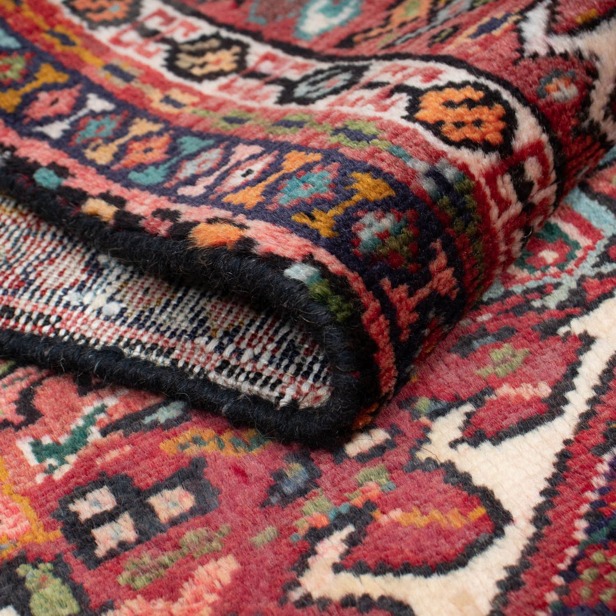 Løber Persisk tæppe - Nomadisk - 186 x 68 cm - lysrød