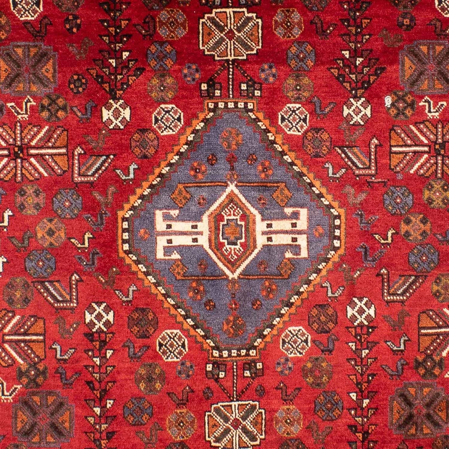 Persisk tæppe - Nomadisk - 312 x 216 cm - mørkerød
