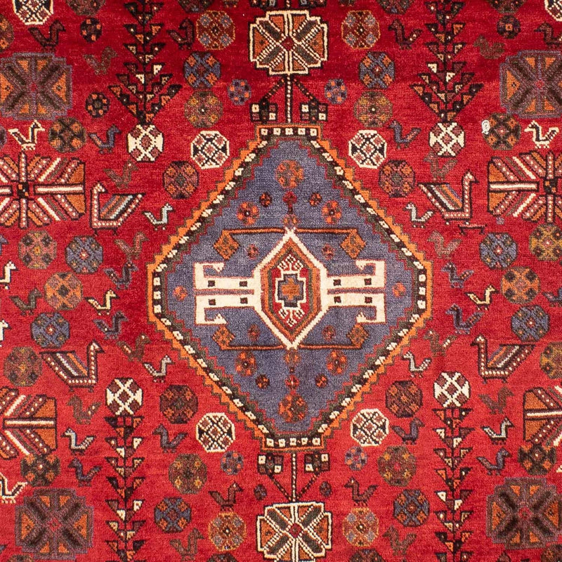 Persisk tæppe - Nomadisk - 312 x 216 cm - mørkerød