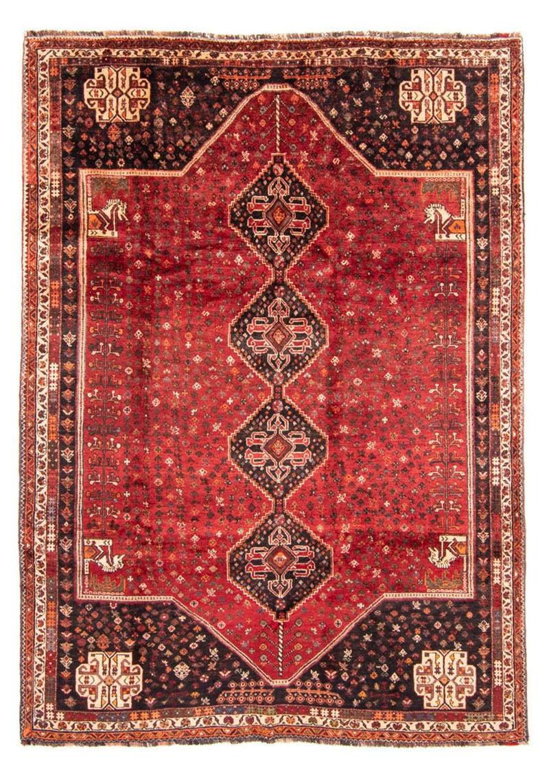 Persisk tæppe - Nomadisk - 310 x 227 cm - mørkerød
