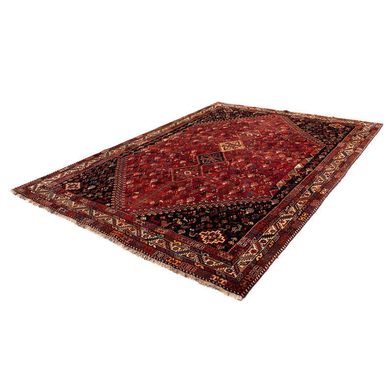 Persisk tæppe - Nomadisk - 315 x 216 cm - mørkerød
