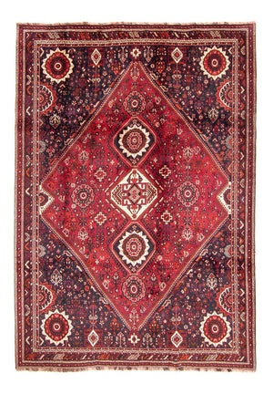 Persisk tæppe - Nomadisk - 315 x 230 cm - mørkerød