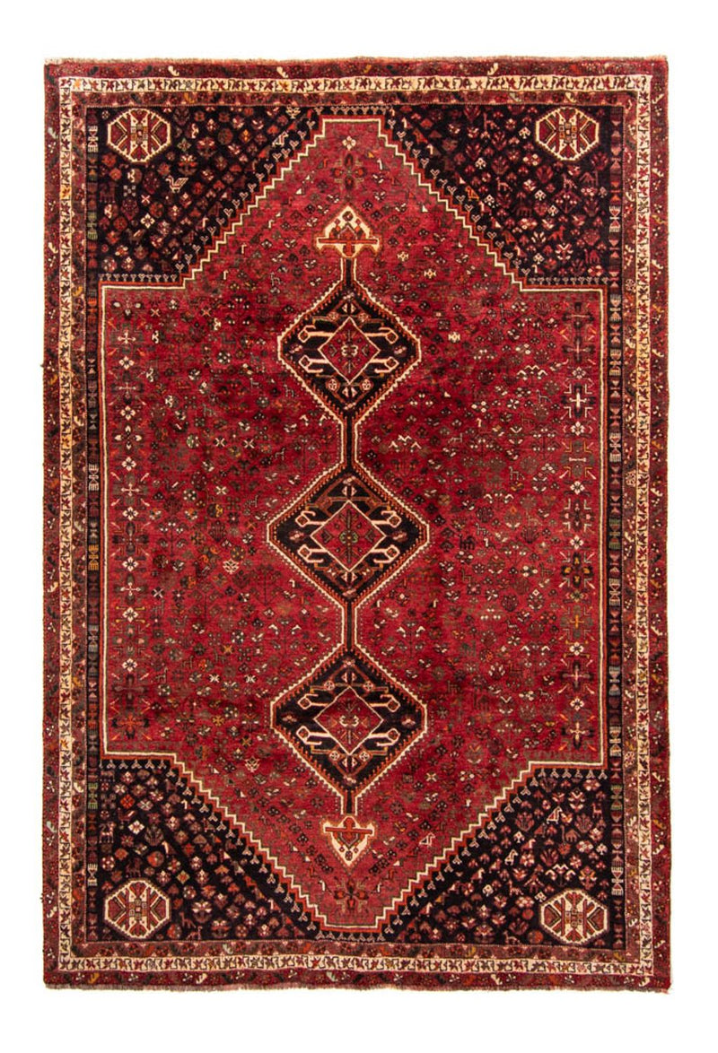 Persisk tæppe - Nomadisk - 325 x 230 cm - mørkerød
