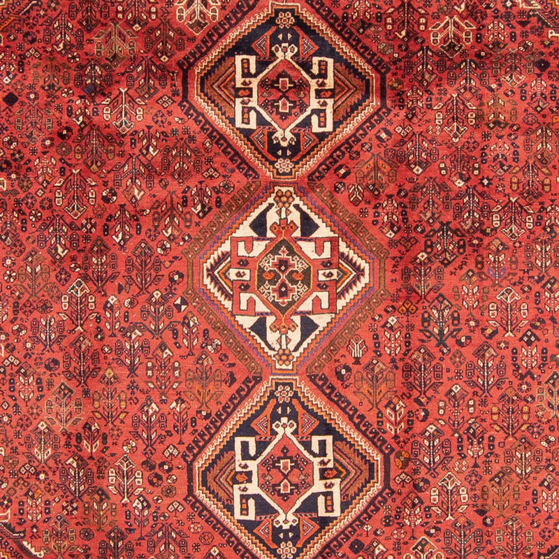 Persisk tæppe - Nomadisk - 315 x 220 cm - mørkerød