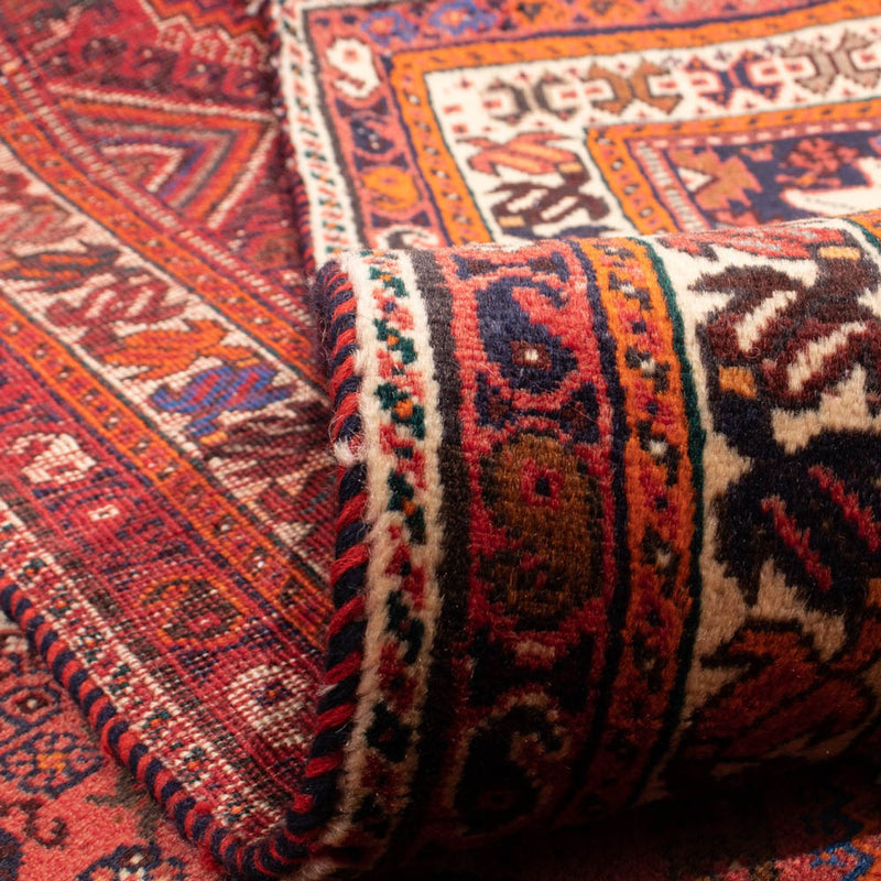 Persisk tæppe - Nomadisk - 315 x 220 cm - mørkerød
