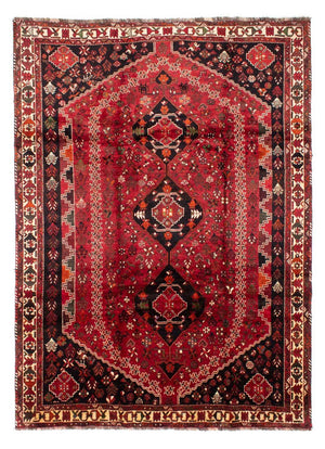 Persisk tæppe - Nomadisk - 320 x 230 cm - mørkerød