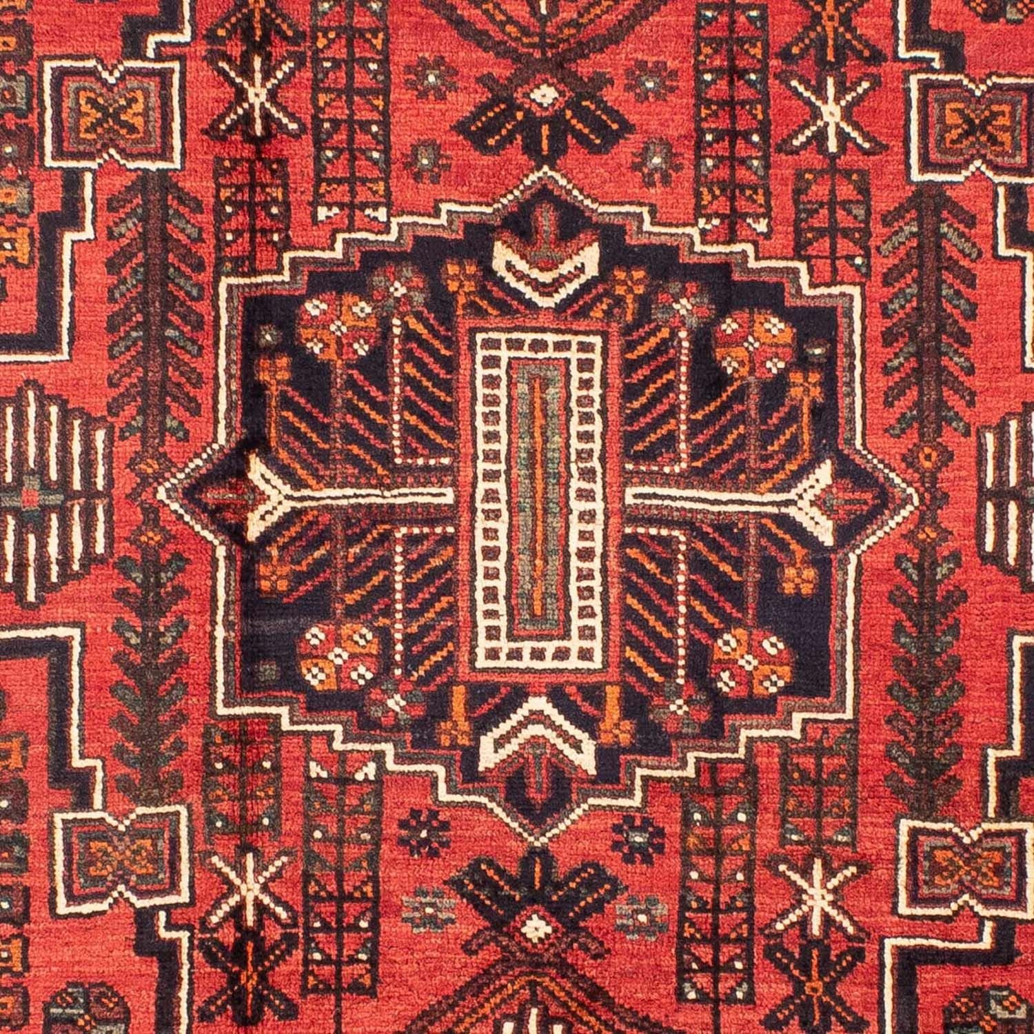 Persisk tæppe - Nomadisk - 288 x 210 cm - lysrød