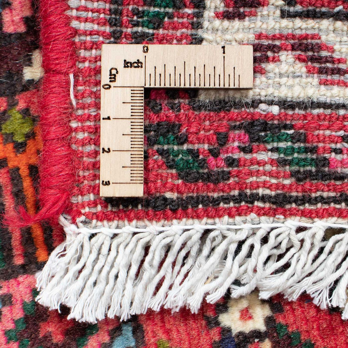 Løber Persisk tæppe - Nomadisk - 195 x 70 cm - mørkerød