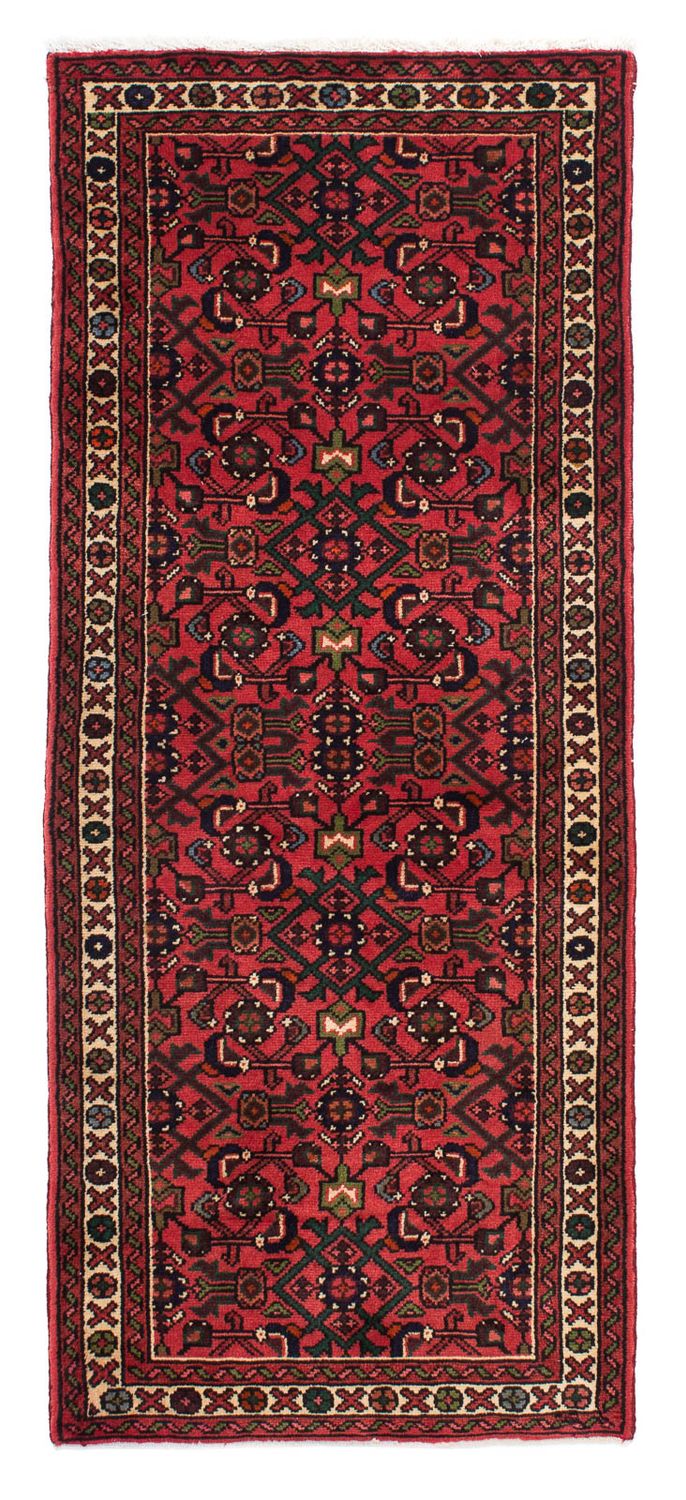 Løber Persisk tæppe - Nomadisk - 192 x 75 cm - mørkerød