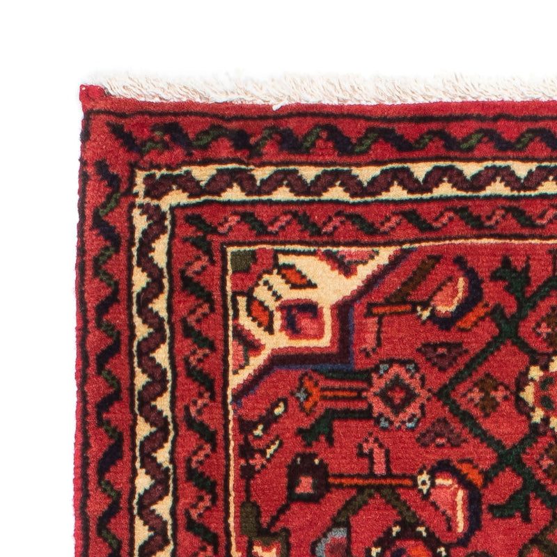 Løber Persisk tæppe - Nomadisk - 195 x 68 cm - mørkerød