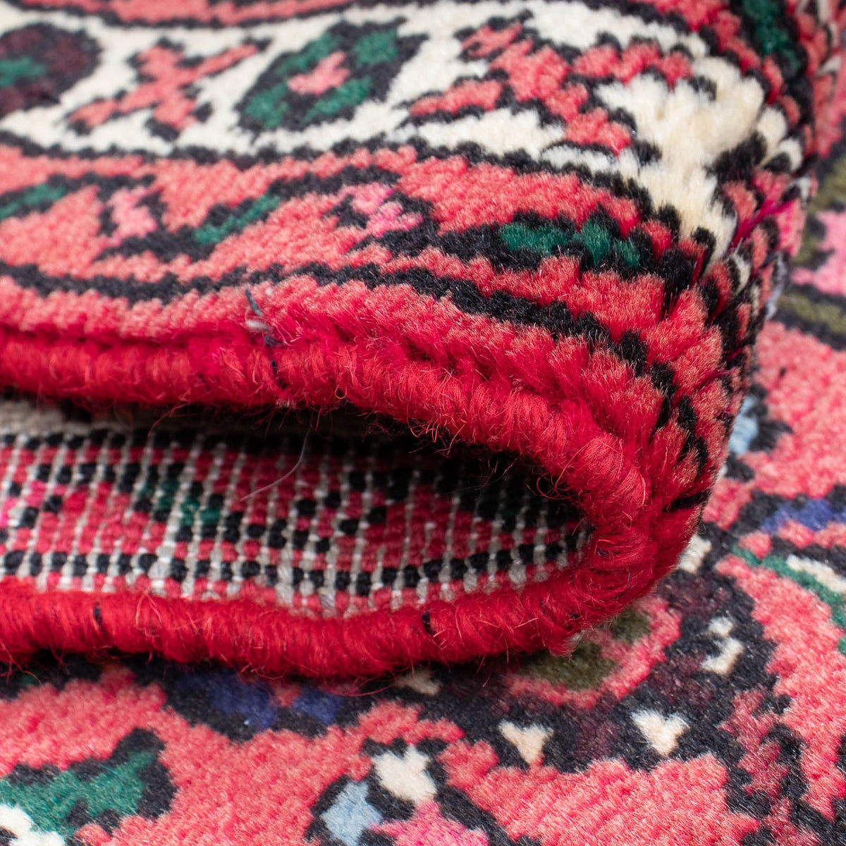 Løber Persisk tæppe - Nomadisk - 185 x 62 cm - mørkerød