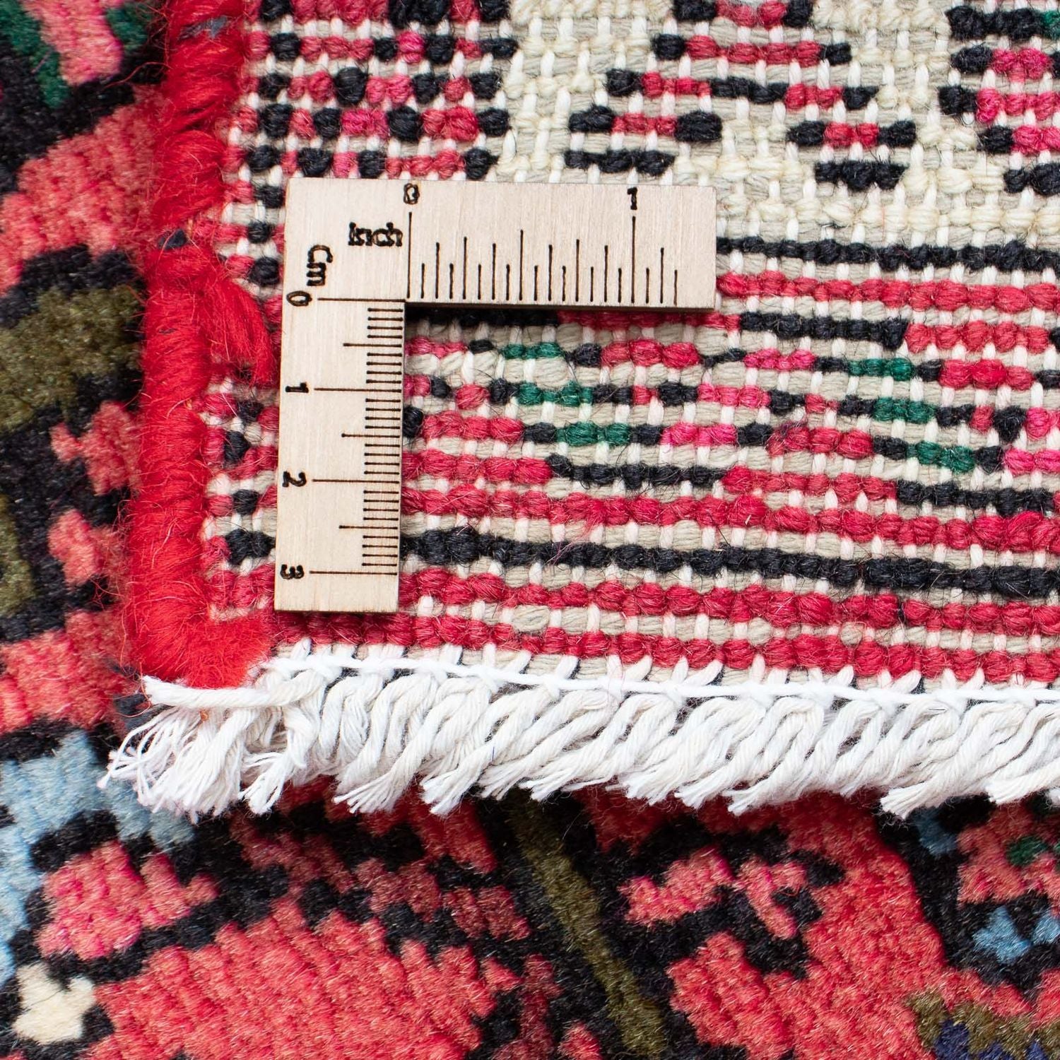 Løber Persisk tæppe - Nomadisk - 185 x 62 cm - mørkerød