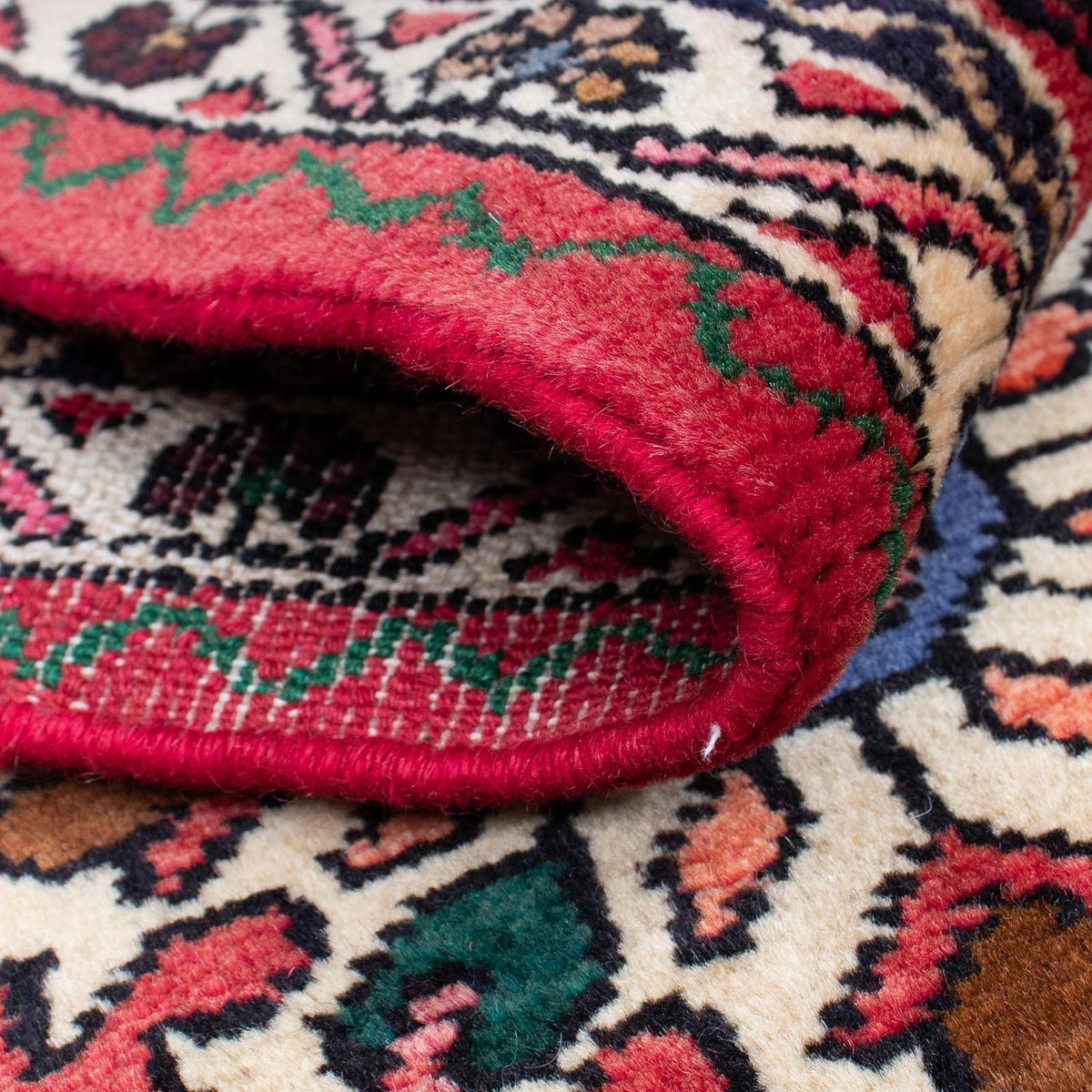 Løber Persisk tæppe - Nomadisk - 192 x 70 cm - mørkerød