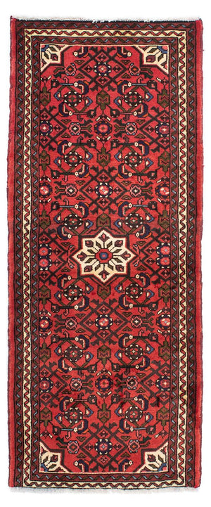 Løber Persisk tæppe - Nomadisk - 182 x 72 cm - mørkerød