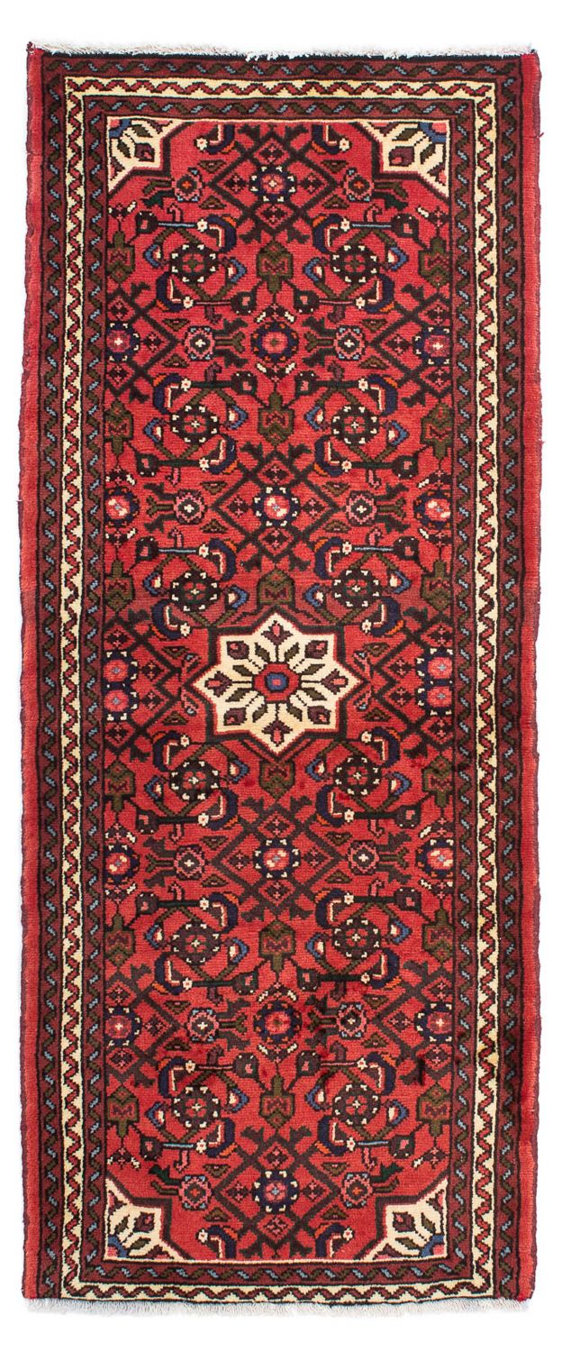 Løber Persisk tæppe - Nomadisk - 182 x 72 cm - mørkerød
