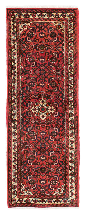 Løber Persisk tæppe - Nomadisk - 195 x 70 cm - mørkerød