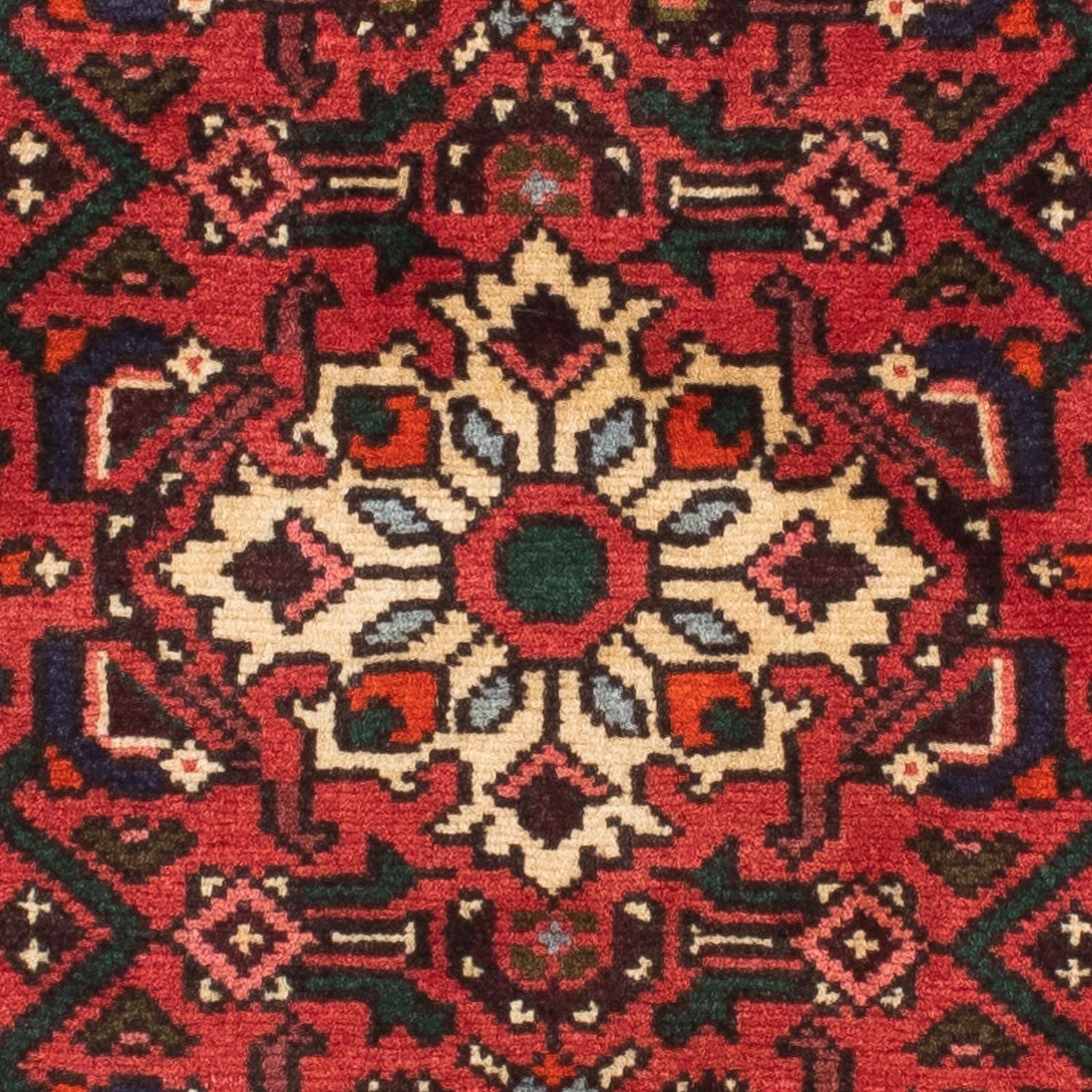 Løber Persisk tæppe - Nomadisk - 195 x 70 cm - mørkerød