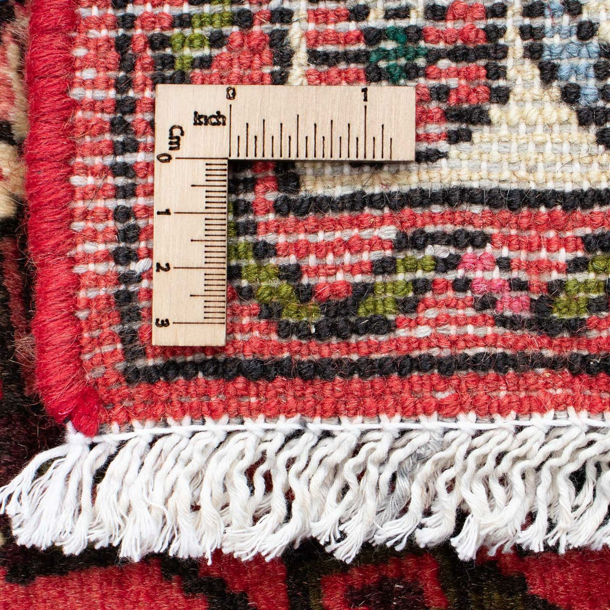 Løber Persisk tæppe - Nomadisk - 195 x 70 cm - mørkerød