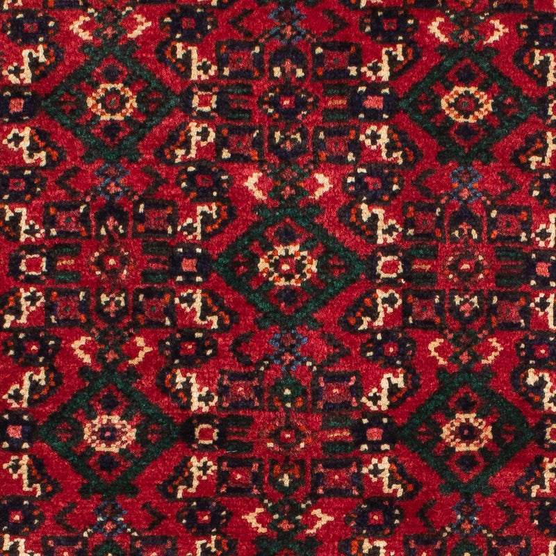 Løber Persisk tæppe - Nomadisk - 200 x 80 cm - mørkerød