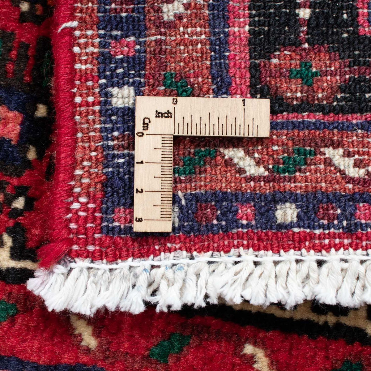 Løber Persisk tæppe - Nomadisk - 200 x 80 cm - mørkerød