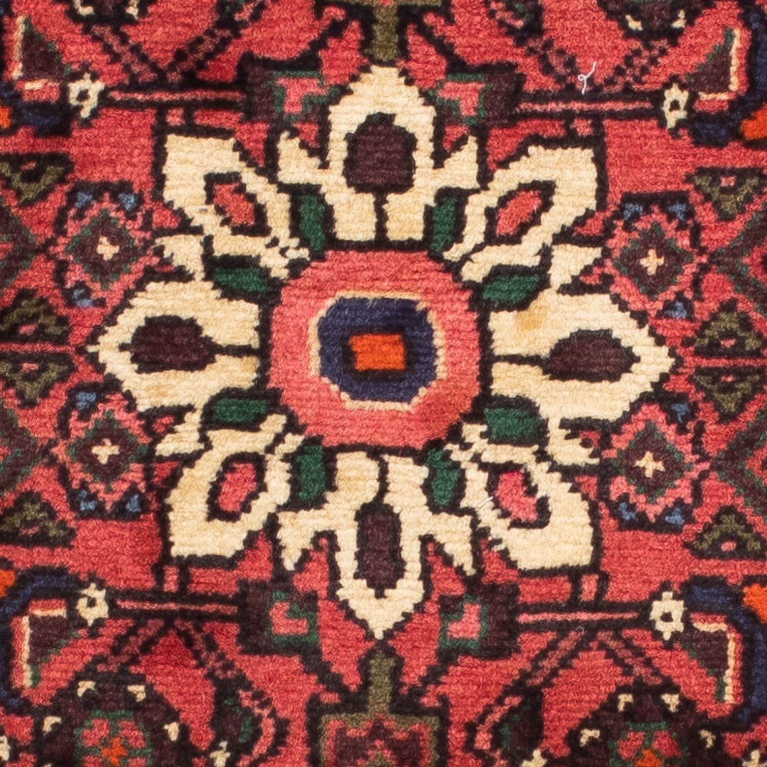 Løber Persisk tæppe - Nomadisk - 200 x 70 cm - mørkerød