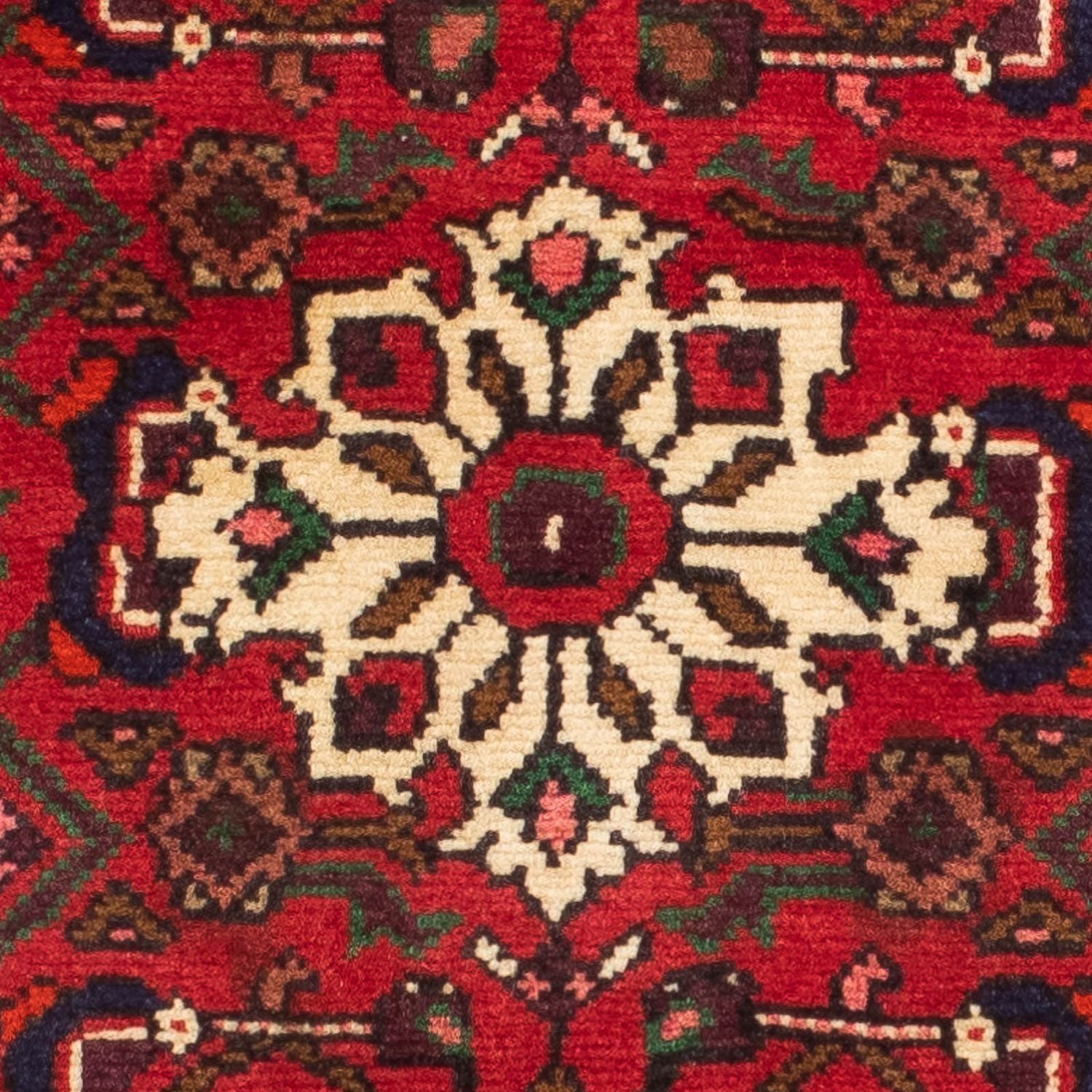 Løber Persisk tæppe - Nomadisk - 200 x 80 cm - mørkerød