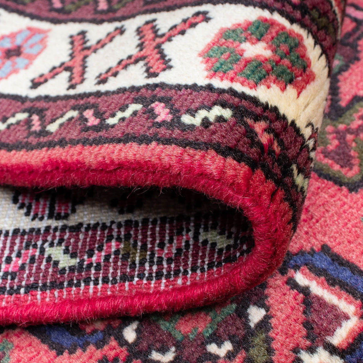 Løber Persisk tæppe - Nomadisk - 190 x 68 cm - mørkerød