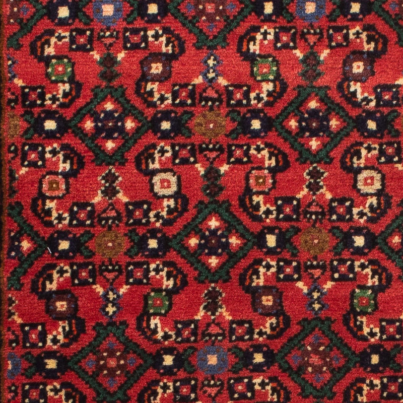 Løber Persisk tæppe - Nomadisk - 200 x 66 cm - mørkerød
