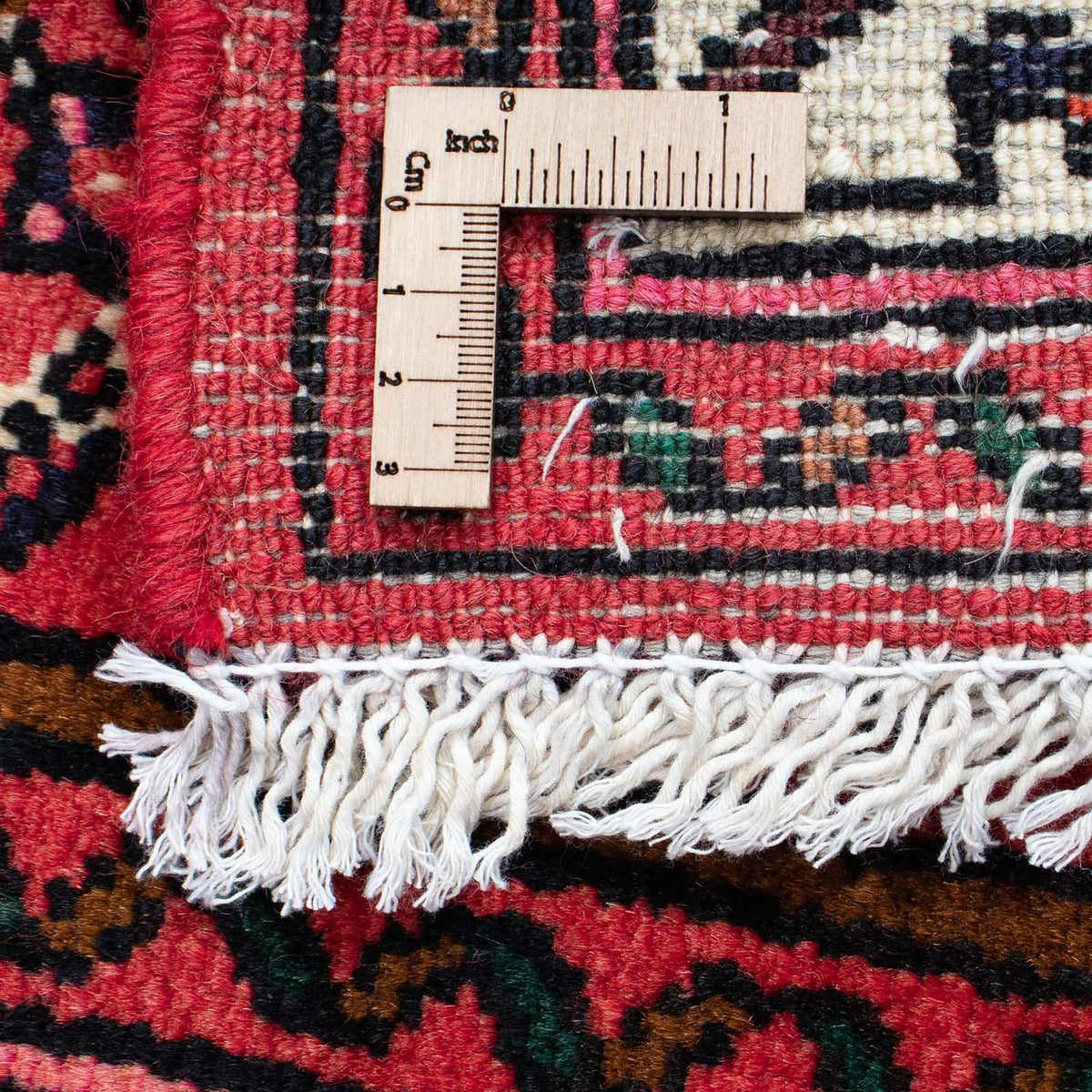 Løber Persisk tæppe - Nomadisk - 192 x 70 cm - mørkerød